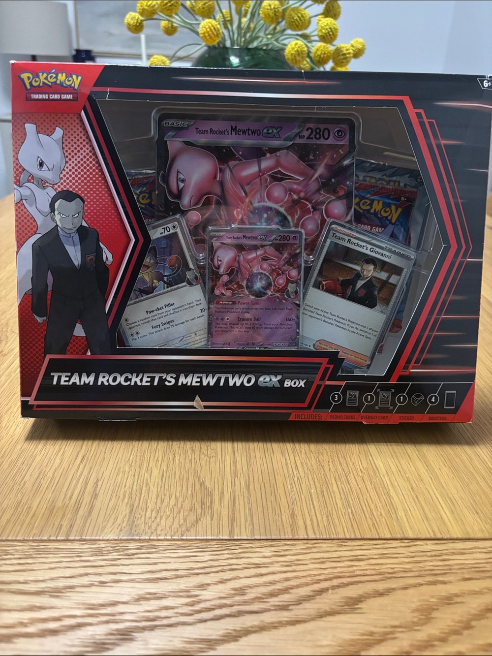 Pokemon Team Rocket's Mewtwo ex Box Collector Set Brand New Sealed